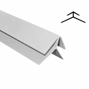 Angular Externo Pvc 5.95 m Blanco