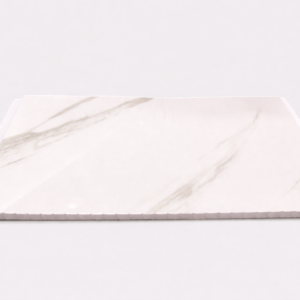 Tablilla Pvc Blanco Marmol Liso 25 cm*5.95 m