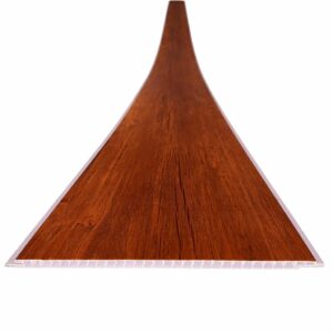 Tablilla Pvc Caobilla Liso Laminado 25 cm*5.95 m