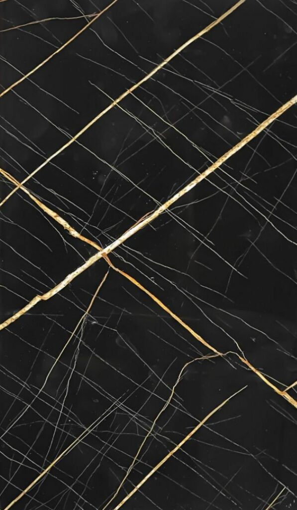 PA35- G15 Lamina UV Tipo Negro Dorado 1.22mt*2.44mt*3mm