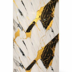 Pared Tipo Marmol UV MANCHA NEGRA 1.22 m*2.44 m*3mm