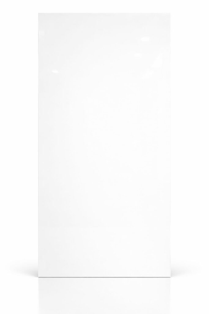 G22 Pared Tipo Marmol UV BLANCO BRILLANTE LISO 1.22 m*2.44 m*3mm