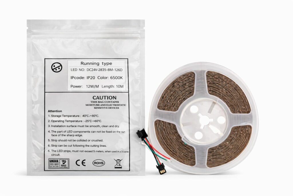 PA34-Rollo Cinta Led Adhesiva 6500k MOVIMIENTO* 10mt Para Rieles Led
