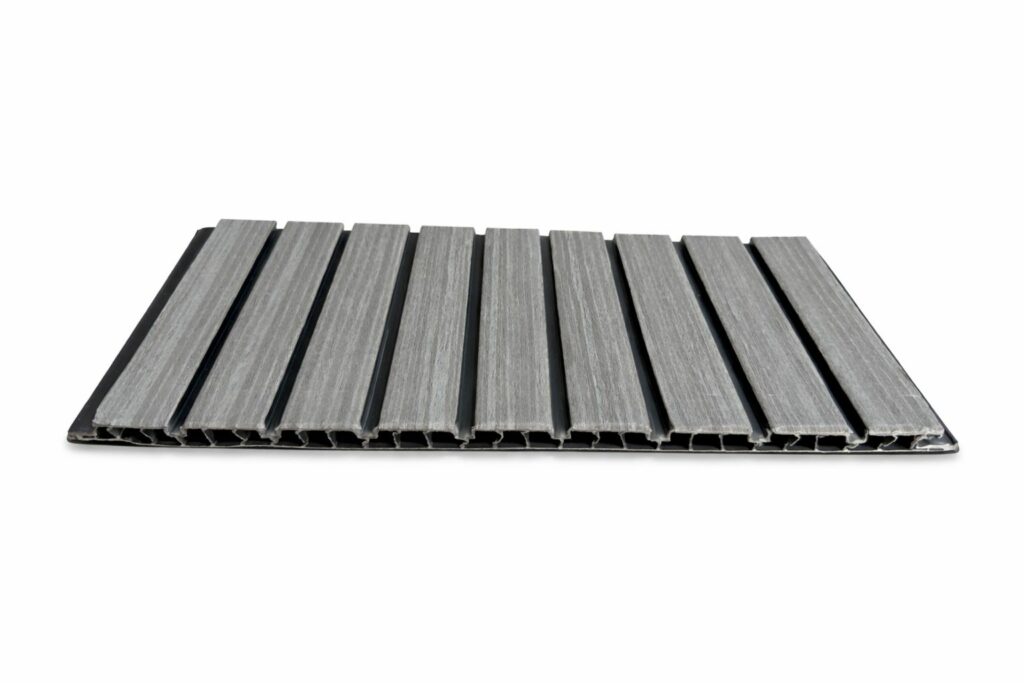 WPC Pvc Gris Madera Plana 30 cm*2.95 m