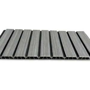 WPC Pvc Gris Madera Plana 30 cm*2.95 m