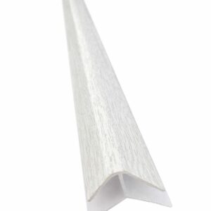 Angular Externo Pvc 5.95 m Blanco Madera