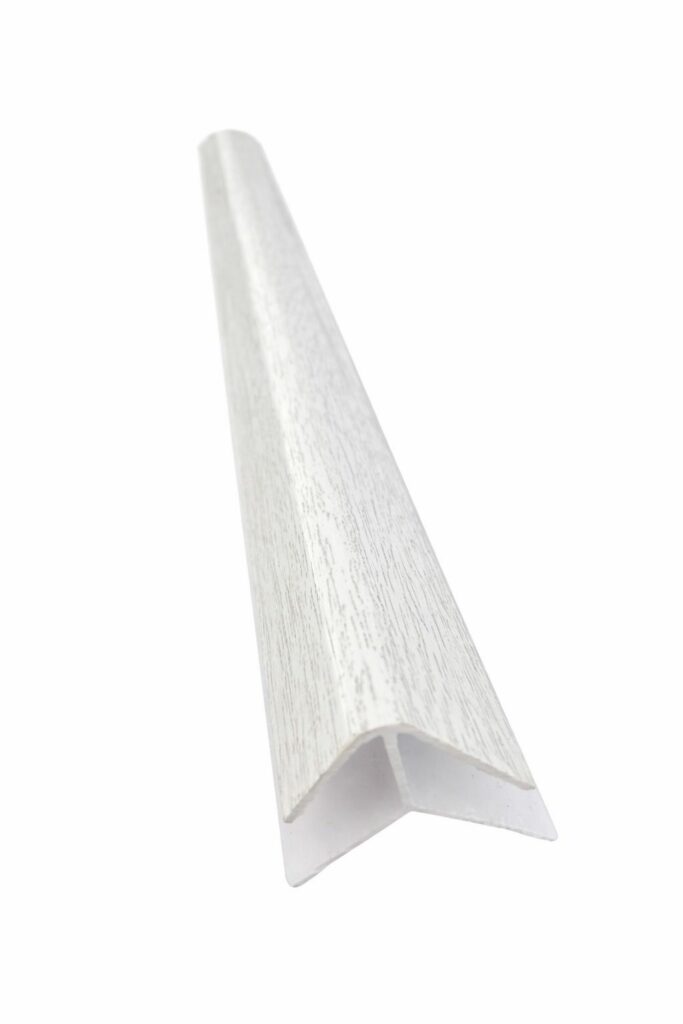 Angular Externo Pvc 5.95 m Blanco Madera
