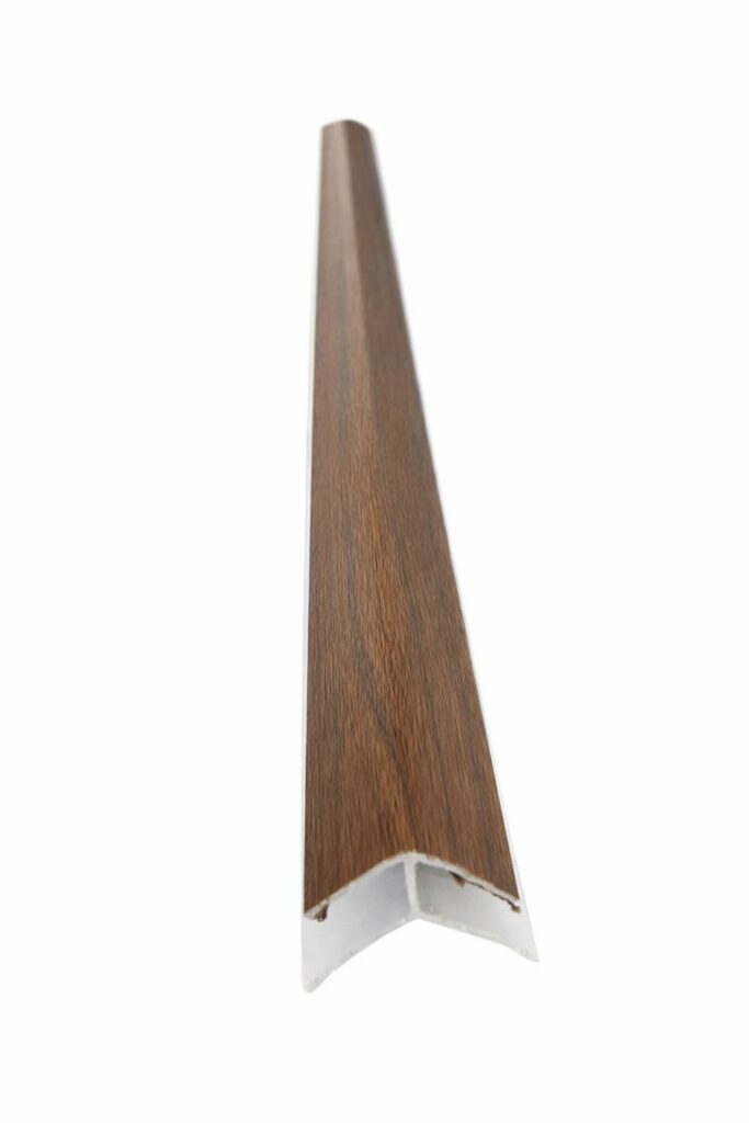 Angular Externo Pvc 5.95 m Café Laminado