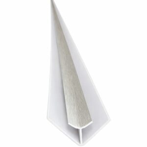 Angular Interno Pvc 5.95 m Blanco Madera