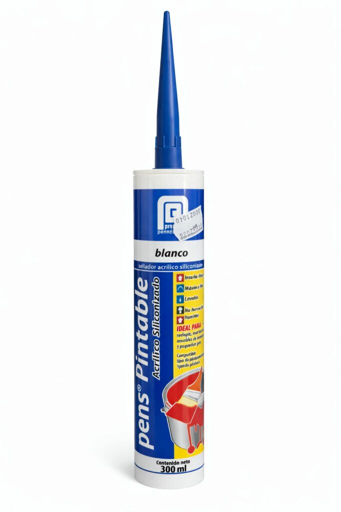 Silicon Acrilastic Pintable Blanco