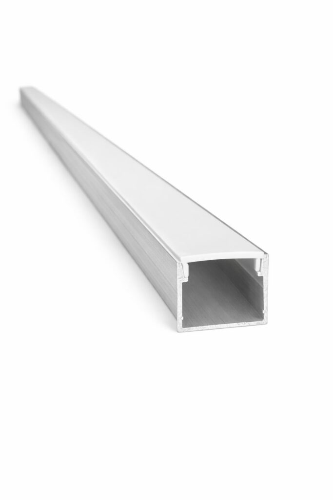 Riel Aluminio Cinta Led Para WPC *3metro