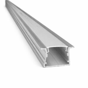 Riel Aluminio Para Cinta Led CON ALETA *3metro