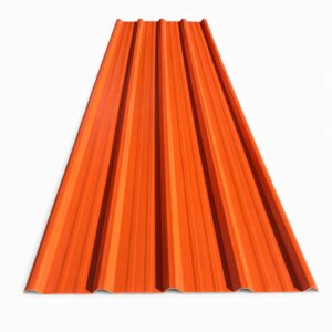 Teja Trapezoidal 12.14 pie" Rojo Ladrillo