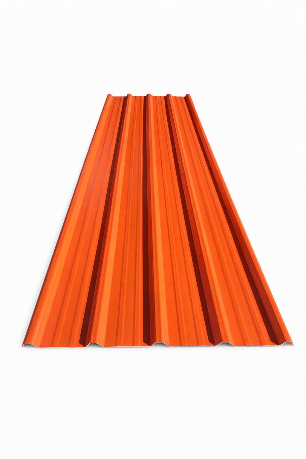 Teja Trapezoidal 12.14 pie" Rojo Ladrillo